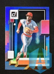 2022 Donruss Baseball Holo Blue #163 Ozzie Smith - St. Louis Cardinals